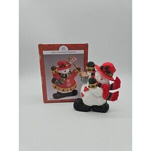 Snowman Vintage Artmark Jolly Snowman Figurine Winter Decore 1999